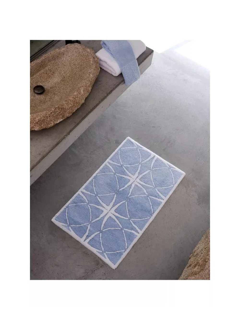 NWT Abyss Bistro Bath Rug Blue Size 23x29